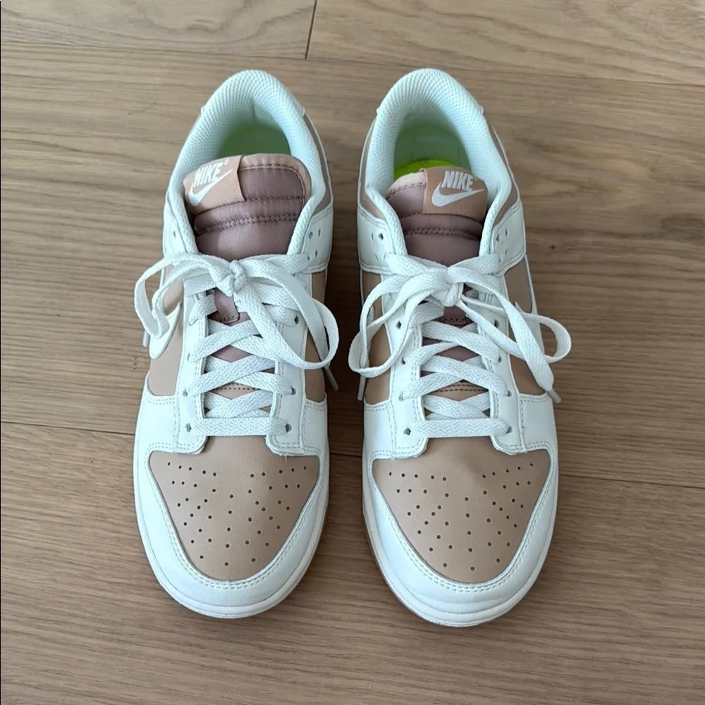 Nike | Womens Dunks low | White and Tan | 8.5 - Picture 2 of 10